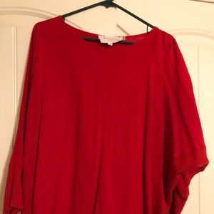 Two by Vince Camuto Red Blouse